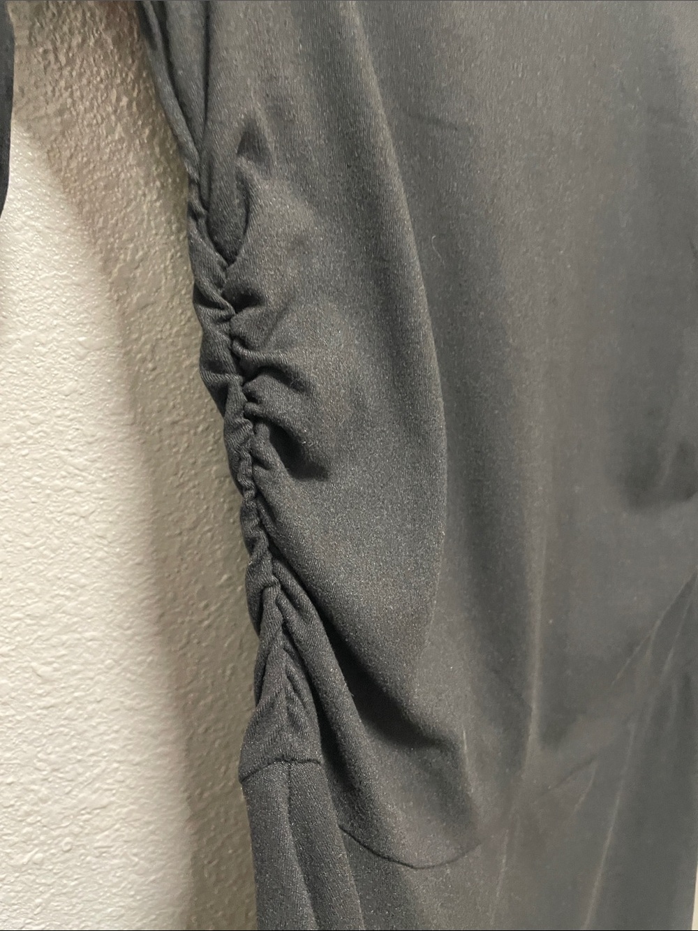 Ofeefan Long-Sleeve Black Mini Dress with Mock Neck - Picture 5 of 5